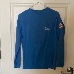 VineyardVines LongSleeve Baseball Pocket Tee